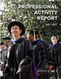 Professional Activity Report