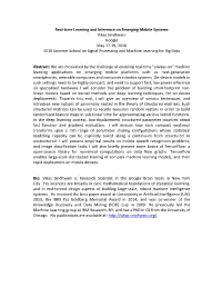 Vikas Sindhwani Google May 17-19, 2016 2016 Summer School on Signal Processing and Machine Learning for Big Data