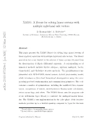 XAMG: a Library for Solving Linear Systems with Multiple Right-Hand