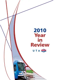 2010 Year in Review from the General Manger