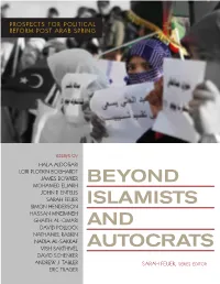 Beyond Islamists and Autocrats