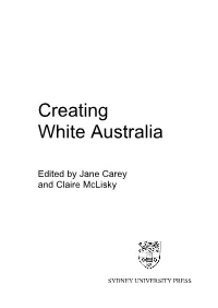 Creating White Australia