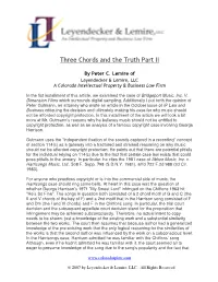 Three Chords and the Truth Part II