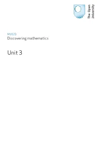 Unit 3 This Publication Forms Part of an Open University Module