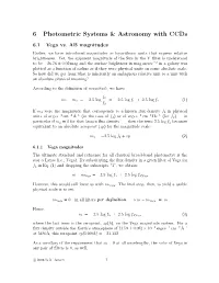 6 Photometric Systems & Astronomy with Ccds