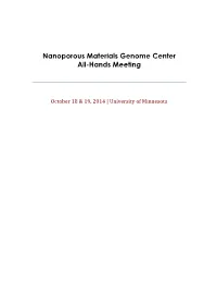 NMGC 2014 All Hands Meeting Program