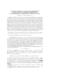 Provably Physical-Constraint-Preserving Discontinuous Galerkin Methods for Multidimensional Relativistic Mhd Equations