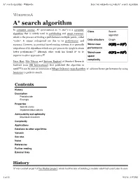 A* Search Algorithm - Wikipedia