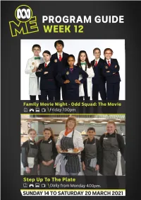 ABC ME Program Guide: Week 12 Index