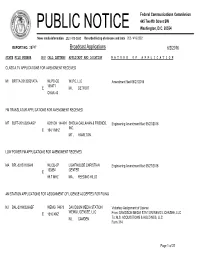 Broadcast Applications 6/2/2016
