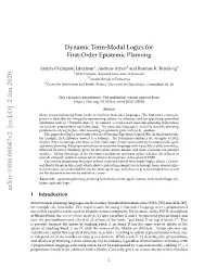 Dynamic Term-Modal Logics for First-Order Epistemic Planning