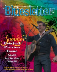 Festival Preview Issue Pickaxe R&B Gorge Blues & Brews Winthrop R&B