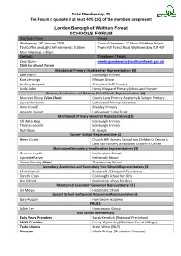 Schools Forum
