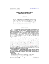 Strata of Abelian Differentials and the Teichmüller Dynamics