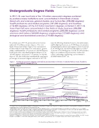 Undergraduate Degree Fields
