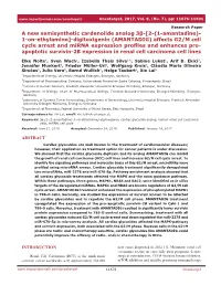 Digitoxigenin (AMANTADIG) Affects G2/M Cell Cycle