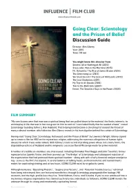 Going Clear: Scientology and the Prison of Belief Discussion Guide