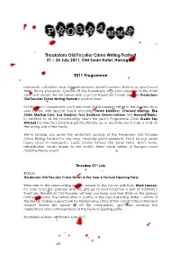 2011 TOPCWF Programme