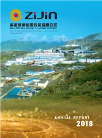 Annual Report 2018 ZIJIN MINING GROUP CO., LTD