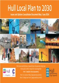Hull Local Plan to 2030 Issues and Options Consultation Document May / June 2014