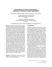 Soft Similarity and Soft Cosine Measure: Similarity of Features in Vector Space Model
