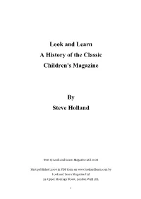 Look and Learn a History of the Classic Children's Magazine By