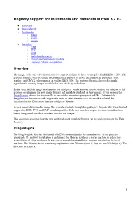 Registry Support for Multimedia and Metadata in Emu 3.2.03