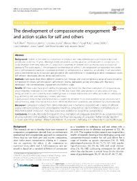 The Development of Compassionate Engagement and Action Scales For