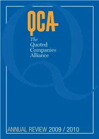 ANNUAL REVIEW 2009 / 2010 Q Boxindex Title Text