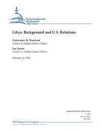 Background and US Relations