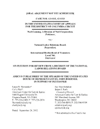 [Oral Argument Not Yet Scheduled] Case Nos. 12