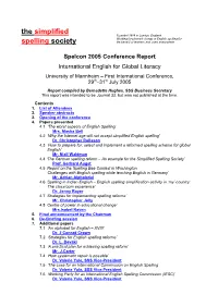 J33. Journal of the Simplified Spelling