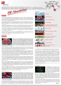 SIB Newsletter Editorial of Scientific and Technical Training