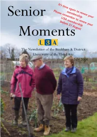 The Newsletter of the Bookham & District University of the Third Age