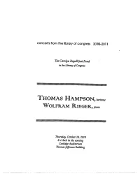 Thomas-Hampson-Program.Pdf