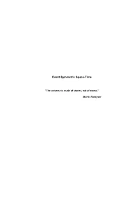 Philip Gibbs EVENT-SYMMETRIC SPACE-TIME