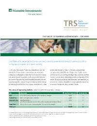 Use Manulife Segregated Fund Contracts and Guaranteed Interest Contracts (Gics) to Bypass Probate and Save Money