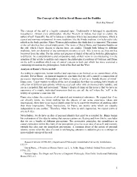 1 the Concept of the Self in David Hume and the Buddha