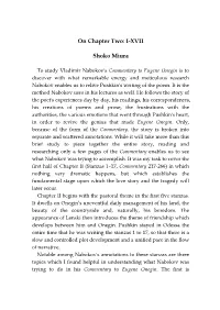 A Study of Nabokov's Commentary on Pushkin's Eugene Onegin: the First Half of Chapter II