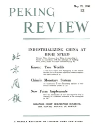 INDUSTRIALIZING CHINA at HIGH SPEED Korea: Two Worlds China's