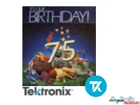 Tektronix Newsletter