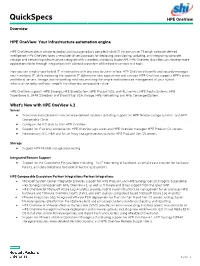 HPE Oneview Overview