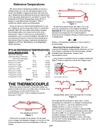 Practical Temperature Measurements