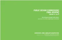 Public Design Commission Conceptual Presentation on Open