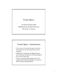 Visual Optics