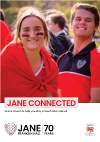 JANE CONNECTED Online Forums to Help You Stay in Touch and Inspired