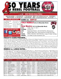 UNLV FB Week 11 UNM 2017.Indd