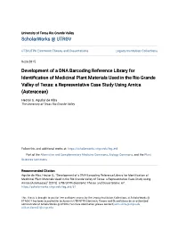 Development of a DNA Barcoding Reference Library for Identification