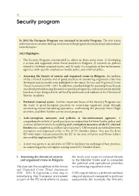 European Program Was Renamed to Security Program