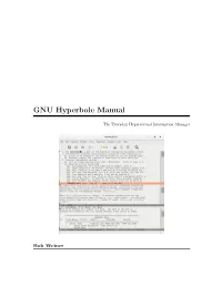 GNU Hyperbole Manual